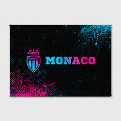 Холст прямоугольный Monaco - neon gradient по-горизонтали, цвет: 3D-принт — фото 2