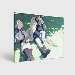 Холст прямоугольный Sousou no Frieren Himmel grass, цвет: 3D-принт