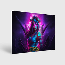 Холст прямоугольный League Of Legends Akali Kda, цвет: 3D-принт