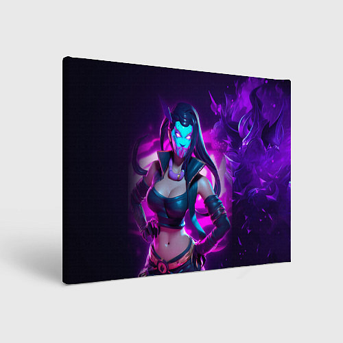 Картина прямоугольная League of Legends Kaisa Kda style / 3D-принт – фото 1
