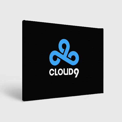 Картина прямоугольная Cloud9 - esports logo / 3D-принт – фото 1