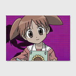 Холст прямоугольный Azumanga Daioh Тиё Михама, цвет: 3D-принт — фото 2