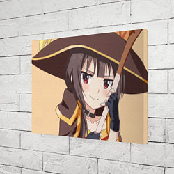 Холст прямоугольный Konosuba Мэгумин cute, цвет: 3D-принт — фото 2