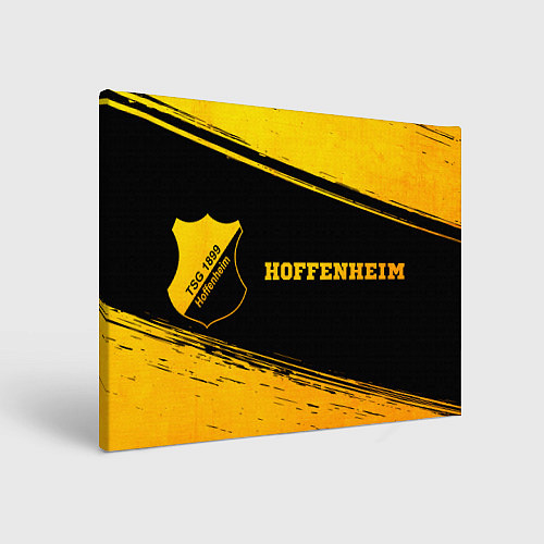 Картина прямоугольная Hoffenheim - gold gradient по-горизонтали / 3D-принт – фото 1