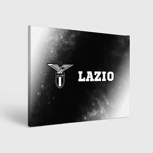 Картина прямоугольная Lazio sport на темном фоне по-горизонтали / 3D-принт – фото 1