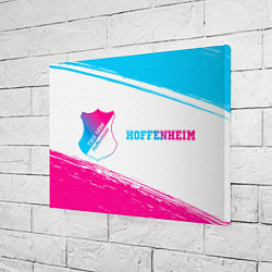 Холст прямоугольный Hoffenheim neon gradient style по-горизонтали, цвет: 3D-принт — фото 2