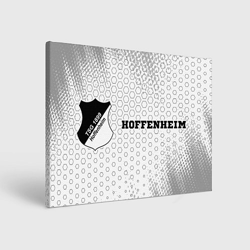 Картина прямоугольная Hoffenheim sport на светлом фоне по-горизонтали / 3D-принт – фото 1
