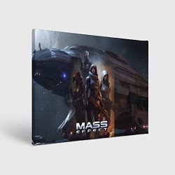 Холст прямоугольный Mass Effect space game, цвет: 3D-принт
