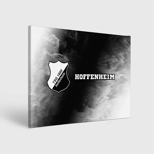 Картина прямоугольная Hoffenheim sport на темном фоне по-горизонтали / 3D-принт – фото 1