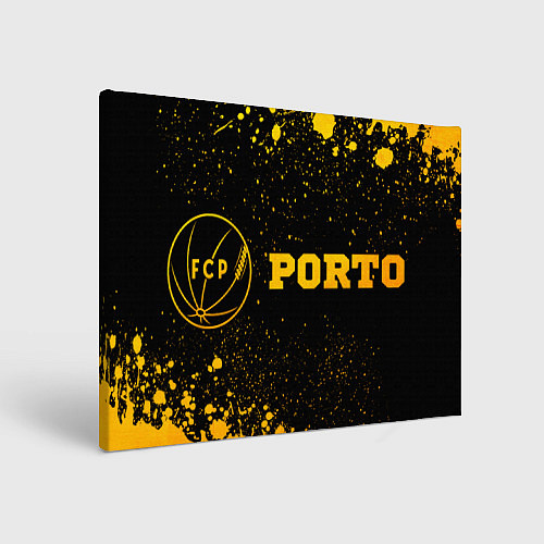 Картина прямоугольная Porto - gold gradient по-горизонтали / 3D-принт – фото 1