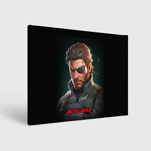 Картина прямоугольная Веном Снейк из игры Metal gear / 3D-принт – фото 1