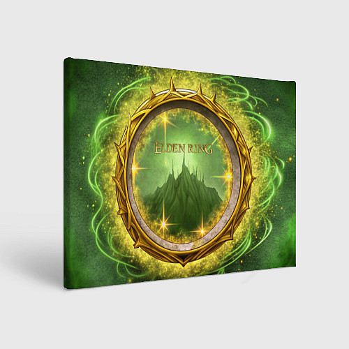 Картина прямоугольная Elden Ring logo / 3D-принт – фото 1