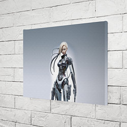 Холст прямоугольный Barbie - cyber warrior, цвет: 3D-принт — фото 2