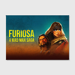 Холст прямоугольный Безумный Макс - Фуриоса, цвет: 3D-принт — фото 2
