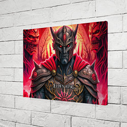 Холст прямоугольный Elden Ring персонаж темный рыцарь, цвет: 3D-принт — фото 2