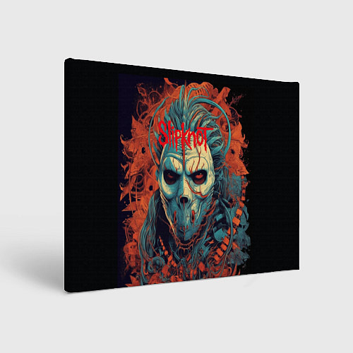 Картина прямоугольная Slipknot в маске / 3D-принт – фото 1