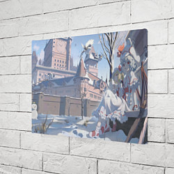 Холст прямоугольный Touhou Project Ремилия Скарлет Фландр Скарлет в зи, цвет: 3D-принт — фото 2