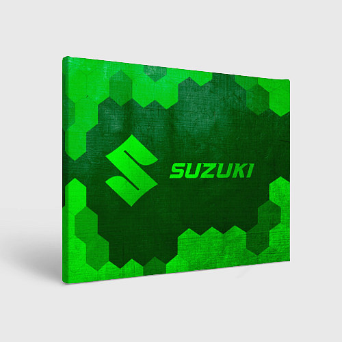 Картина прямоугольная Suzuki - green gradient по-горизонтали / 3D-принт – фото 1