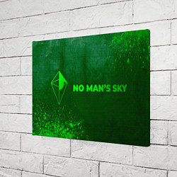 Холст прямоугольный No Mans Sky - green gradient по-горизонтали, цвет: 3D-принт — фото 2