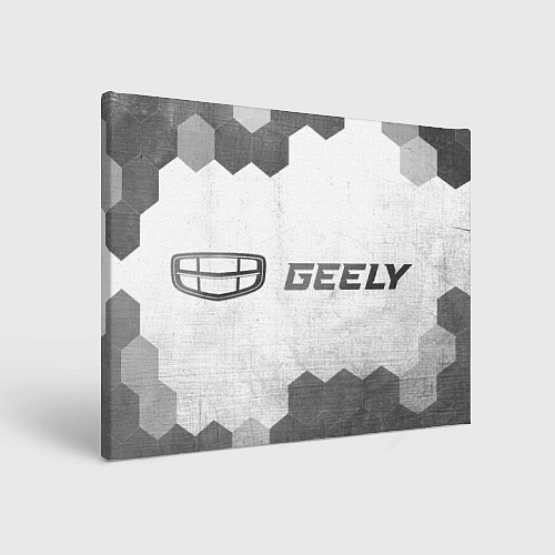 Картина прямоугольная Geely - white gradient по-горизонтали / 3D-принт – фото 1