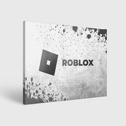 Картина прямоугольная Roblox - white gradient по-горизонтали