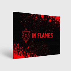 Картина прямоугольная In Flames - red gradient по-горизонтали