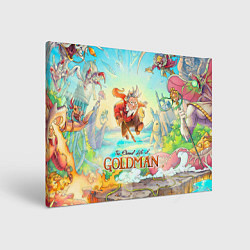 Картина прямоугольная Герои The eternal life of goldman