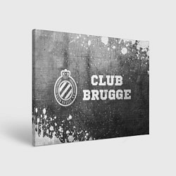 Картина прямоугольная Club Brugge - grey gradient по-горизонтали