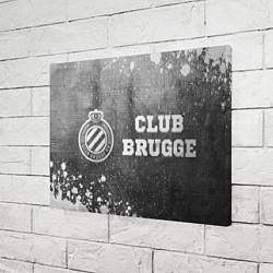 Холст прямоугольный Club Brugge - grey gradient по-горизонтали, цвет: 3D-принт — фото 2