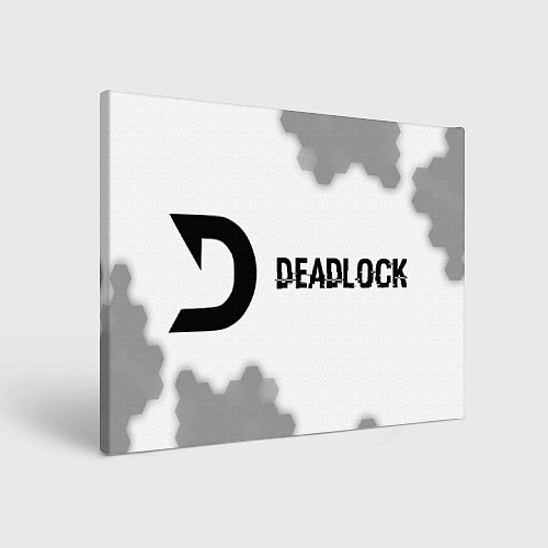 Картина прямоугольная Deadlock glitch на светлом фоне по-горизонтали / 3D-принт – фото 1
