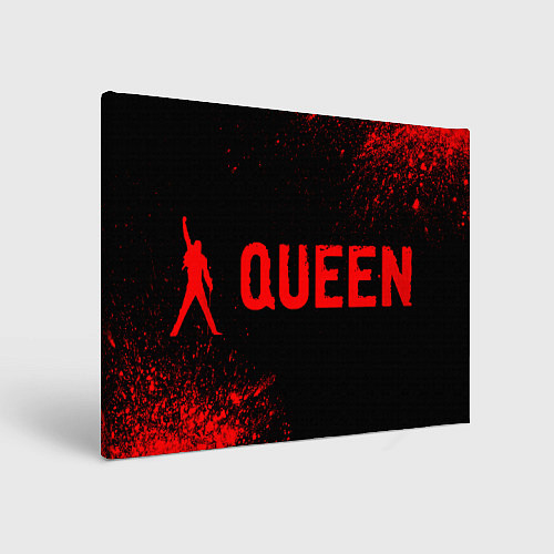 Картина прямоугольная Queen - red gradient по-горизонтали / 3D-принт – фото 1