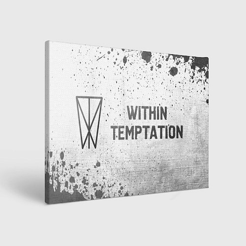 Картина прямоугольная Within Temptation - white gradient по-горизонтали / 3D-принт – фото 1