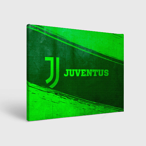 Картина прямоугольная Juventus - green gradient по-горизонтали / 3D-принт – фото 1