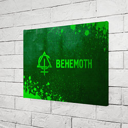 Холст прямоугольный Behemoth - green gradient по-горизонтали, цвет: 3D-принт — фото 2