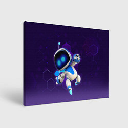 Холст прямоугольный Mascot - Astro Bot, цвет: 3D-принт
