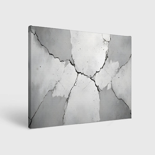 Картина прямоугольная Растрескавшийся бетон / 3D-принт – фото 1