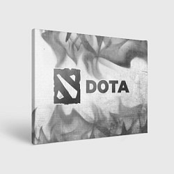 Холст прямоугольный Dota - white gradient по-горизонтали, цвет: 3D-принт