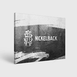 Картина прямоугольная Nickelback - grey gradient по-горизонтали