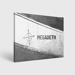 Картина прямоугольная Megadeth - white gradient по-горизонтали