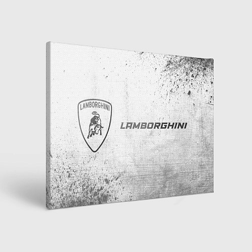 Картина прямоугольная Lamborghini - white gradient по-горизонтали / 3D-принт – фото 1