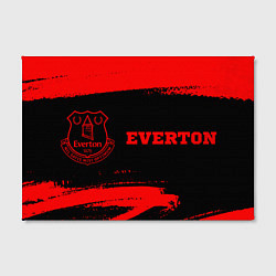 Холст прямоугольный Everton - red gradient по-горизонтали, цвет: 3D-принт — фото 2