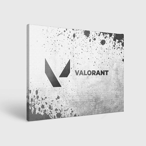 Картина прямоугольная Valorant - white gradient по-горизонтали / 3D-принт – фото 1