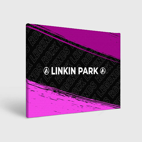 Картина прямоугольная Linkin Park 2024 rock legends по-горизонтали / 3D-принт – фото 1