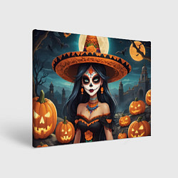 Картина прямоугольная Страшилки ведьмочка