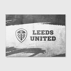 Холст прямоугольный Leeds United - white gradient по-горизонтали, цвет: 3D-принт — фото 2