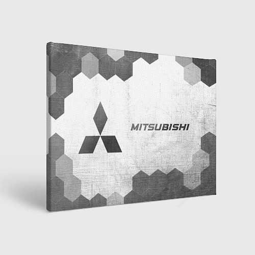 Картина прямоугольная Mitsubishi - white gradient по-горизонтали / 3D-принт – фото 1