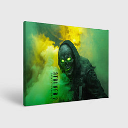 Холст прямоугольный Stalker 2 скелет череп, цвет: 3D-принт