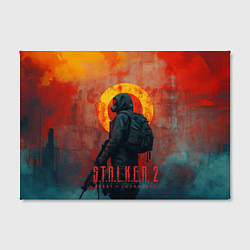 Холст прямоугольный Stalker 2 poster art, цвет: 3D-принт — фото 2