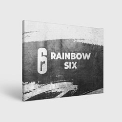 Картина прямоугольная Rainbow Six - grey gradient по-горизонтали