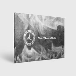 Картина прямоугольная Mercedes - grey gradient по-горизонтали